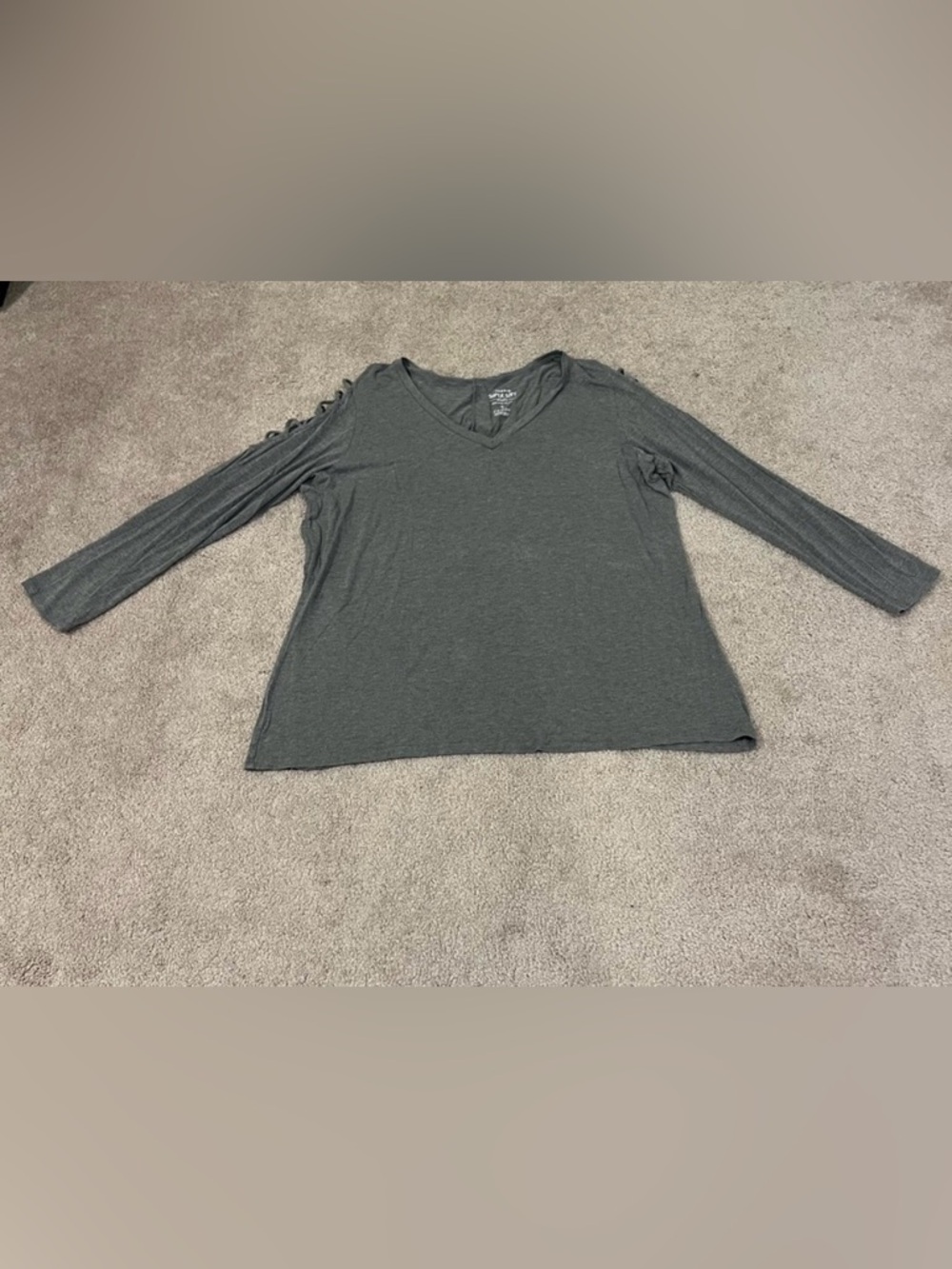 Torrid Size 4 Super Soft Knits Top with Lattice Cutout